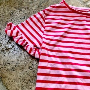 Gymboree Striped Pink T-Shirt (10-12 YR)
